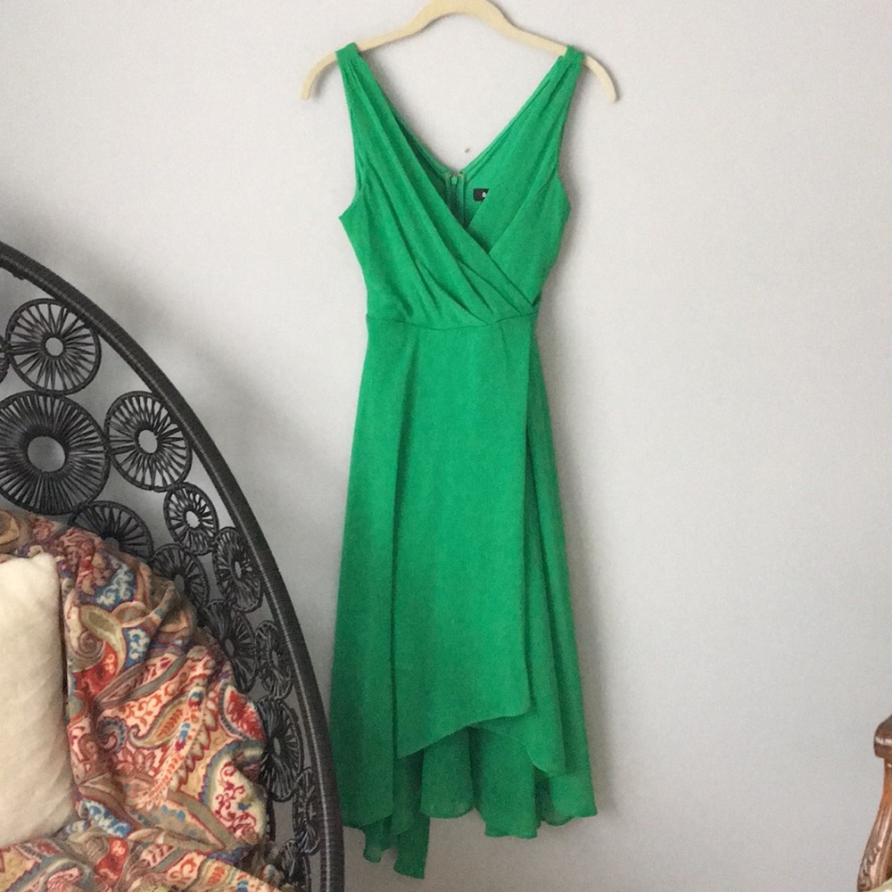 DKNY Flowing Green Dress